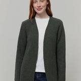 Cardigan Lungo Donna Lana Rigenerata Gioia - Rifò Lab Moda circolare made in Italy