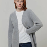 Cardigan Lungo Donna Lana Rigenerata Gioia - Rifò Lab Moda circolare made in Italy