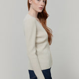 Damen-Cardigan mit Knöpfen aus recycelter Feinwolle Sonia