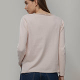 Maglia Scollo a V Donna Cotone Rigenerato Aura