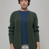 Cardigan Lungo Donna Lana Rigenerata Gioia - Rifò Lab Moda circolare made in Italy