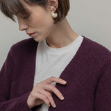 Cardigan Lungo Donna Lana Rigenerata Gioia - Rifò Lab Moda circolare made in Italy