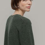Cardigan Lungo Donna Lana Rigenerata Gioia - Rifò Lab Moda circolare made in Italy