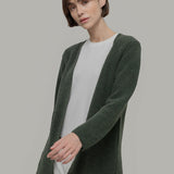 Cardigan Lungo Donna Lana Rigenerata Gioia - Rifò Lab Moda circolare made in Italy
