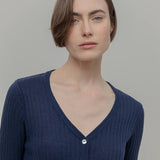 Cardigan Donna Seta Rigenerata Realma