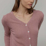 Cardigan Donna Seta Rigenerata Realma