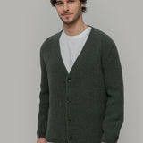 Unisex-Cardigan aus recycelter Wolle Cleto