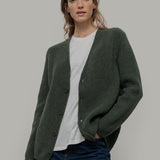 Unisex-Cardigan aus recycelter Wolle Cleto