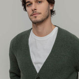 Unisex-Cardigan aus recycelter Wolle Cleto