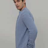 Cardigan Cotone Uomo - cardigan con zip uomo cotone rigenerato - Moda Circolare made in Italy Rifò