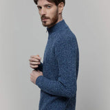 Cardigan con Zip Uomo Lana Rigenerata Vito - Rifò Lab Moda circolare made in Italy