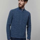 Cardigan con Zip Uomo Lana Rigenerata Vito - Rifò Lab Moda circolare made in Italy