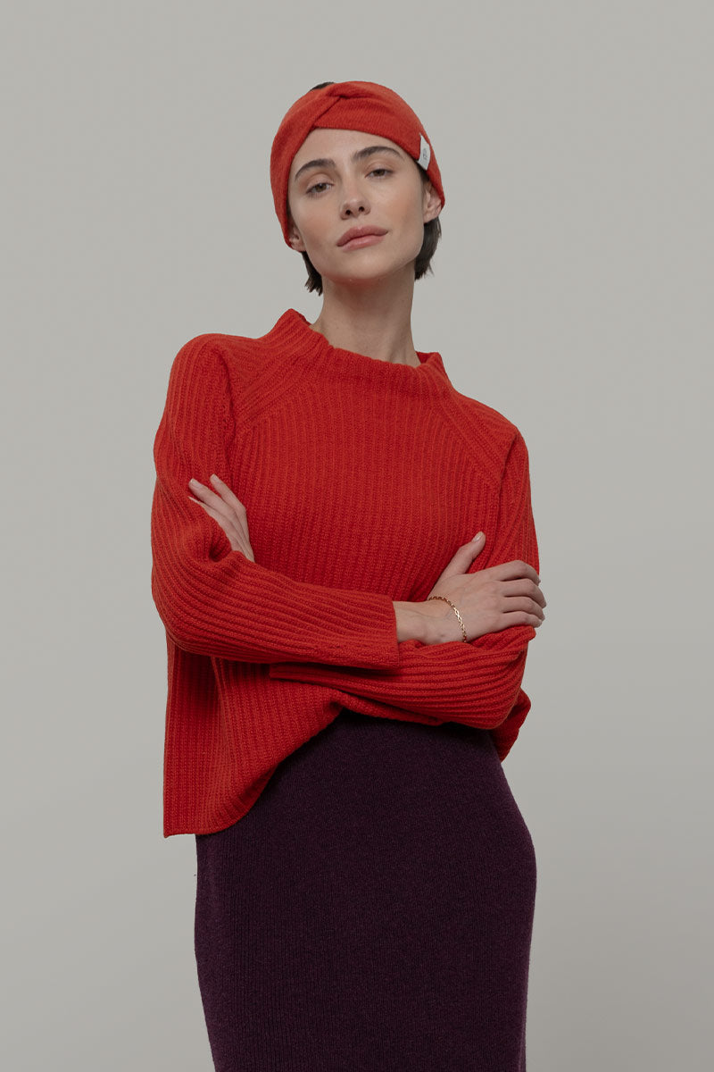Fascia Invernale Donna Cashmere Rigenerato Nadia - Rifò Lab Moda circolare made in Italy