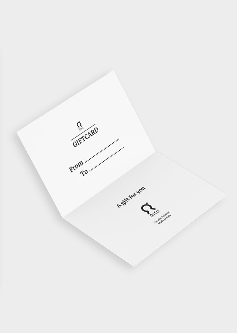 GIFT-CARD-buono regalo-regali-sostenibili---Rifo-Lab-Moda-circolare-made-in-Italy