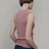 gilet con bottoni donna Lilia - gilet elegante donna seta rigenerata - Rifò Lab Moda circolare made in Italy