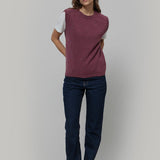 Gilet Donna in Maglia Cashmere Rigenerato Angela Smanicato Donna - Rifò Lab Moda circolare made in Italy
Rosso Marsala
