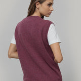 Gilet Donna in Maglia Cashmere Rigenerato Angela Smanicato Donna - Rifò Lab Moda circolare made in Italy
Rosso Marsala