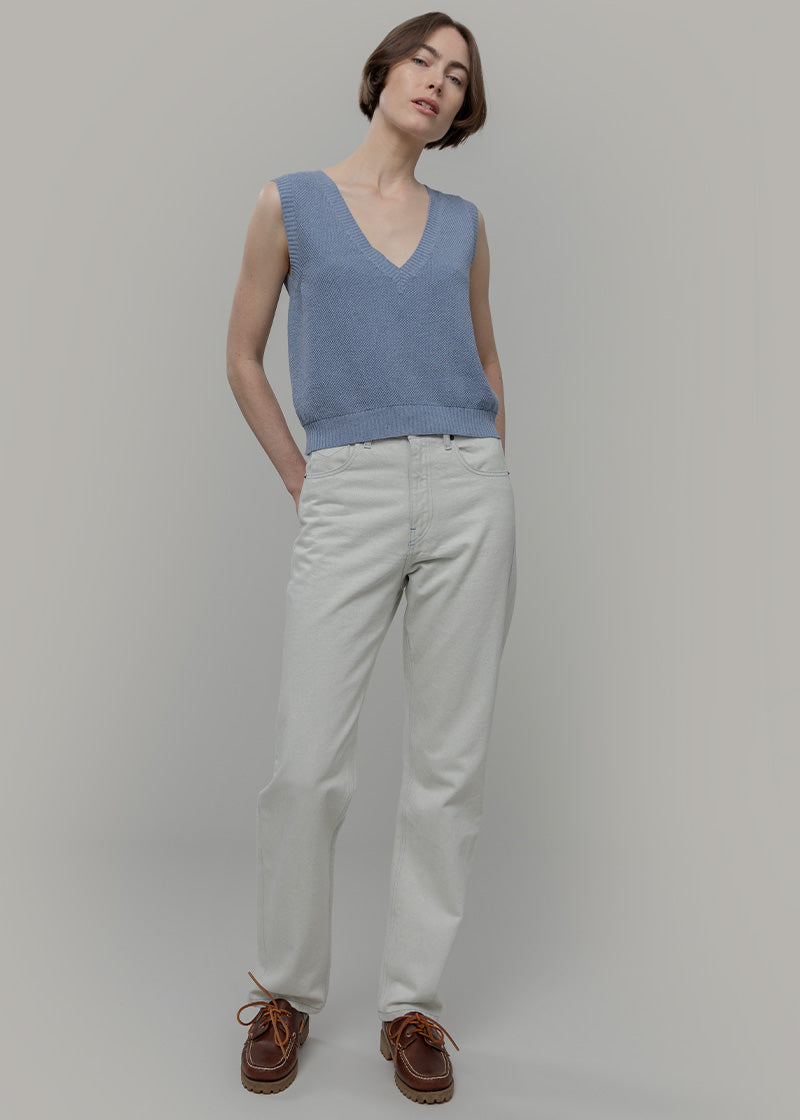 Gilet Cotone Donna Elodie - Rifò Lab Moda circolare made in Italy