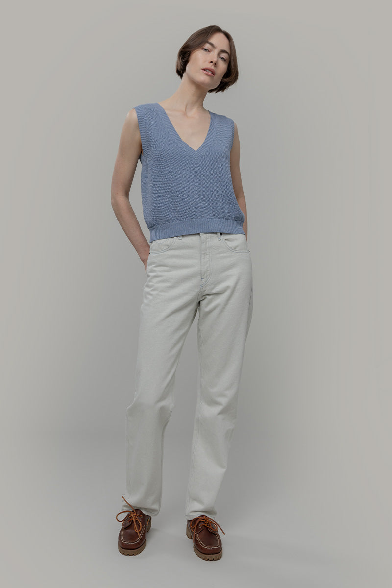 Gilet Cotone Donna Elodie - Rifò Lab Moda circolare made in Italy