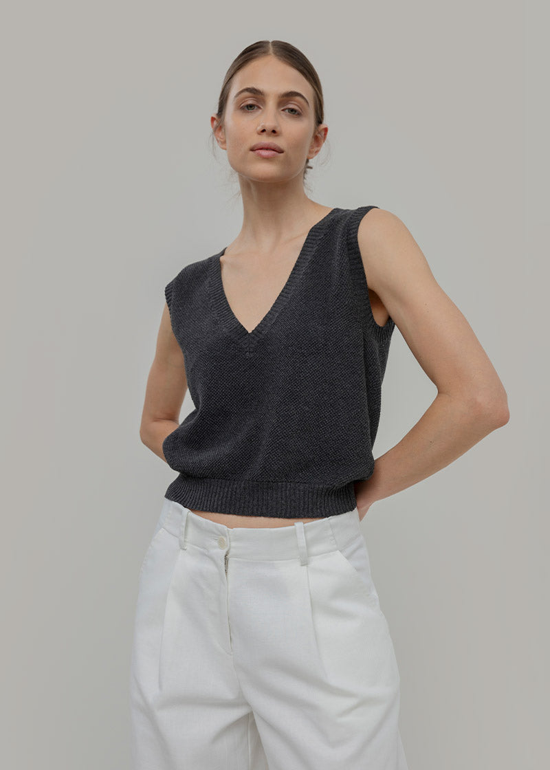 Gilet Cotone Donna Elodie - Rifò Lab Moda circolare made in Italy