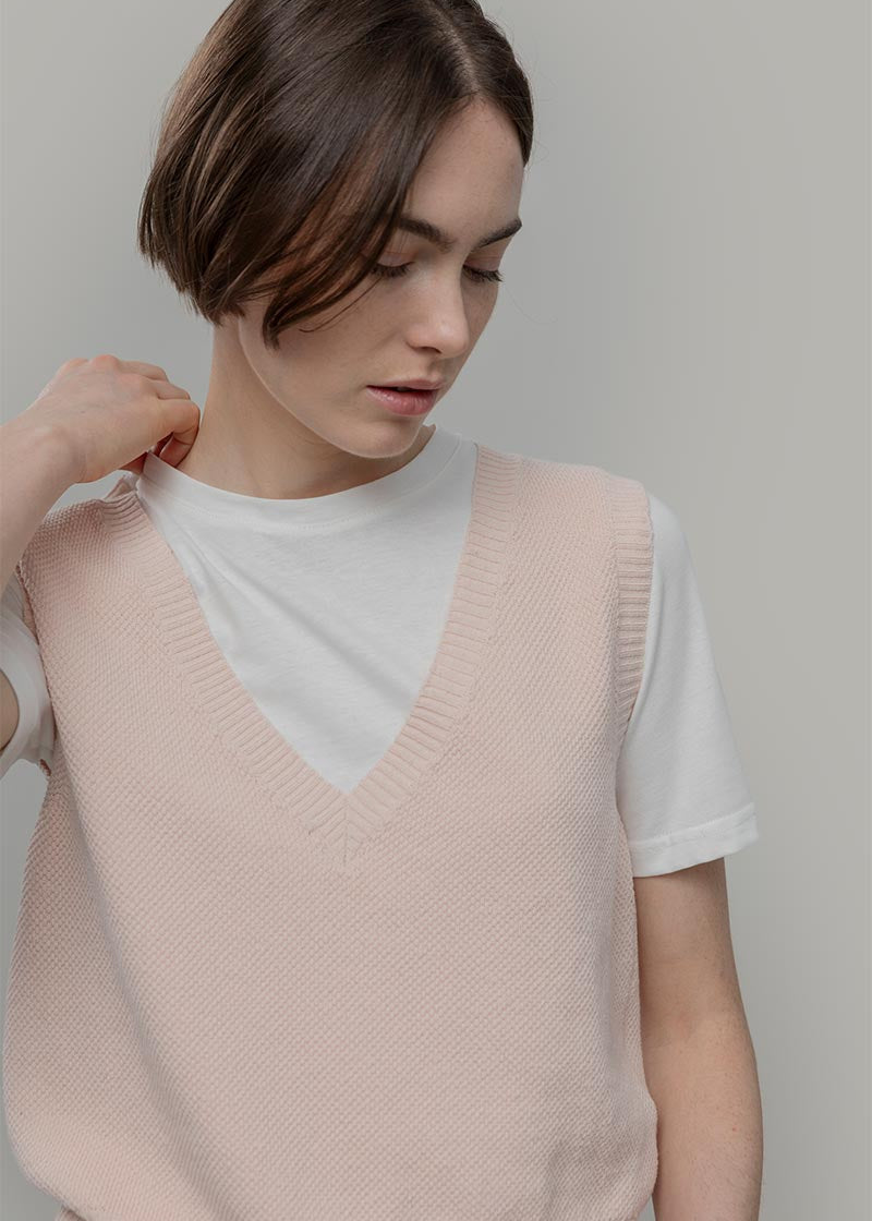 Gilet Cotone Donna Elodie - Rifò Lab Moda circolare made in Italy