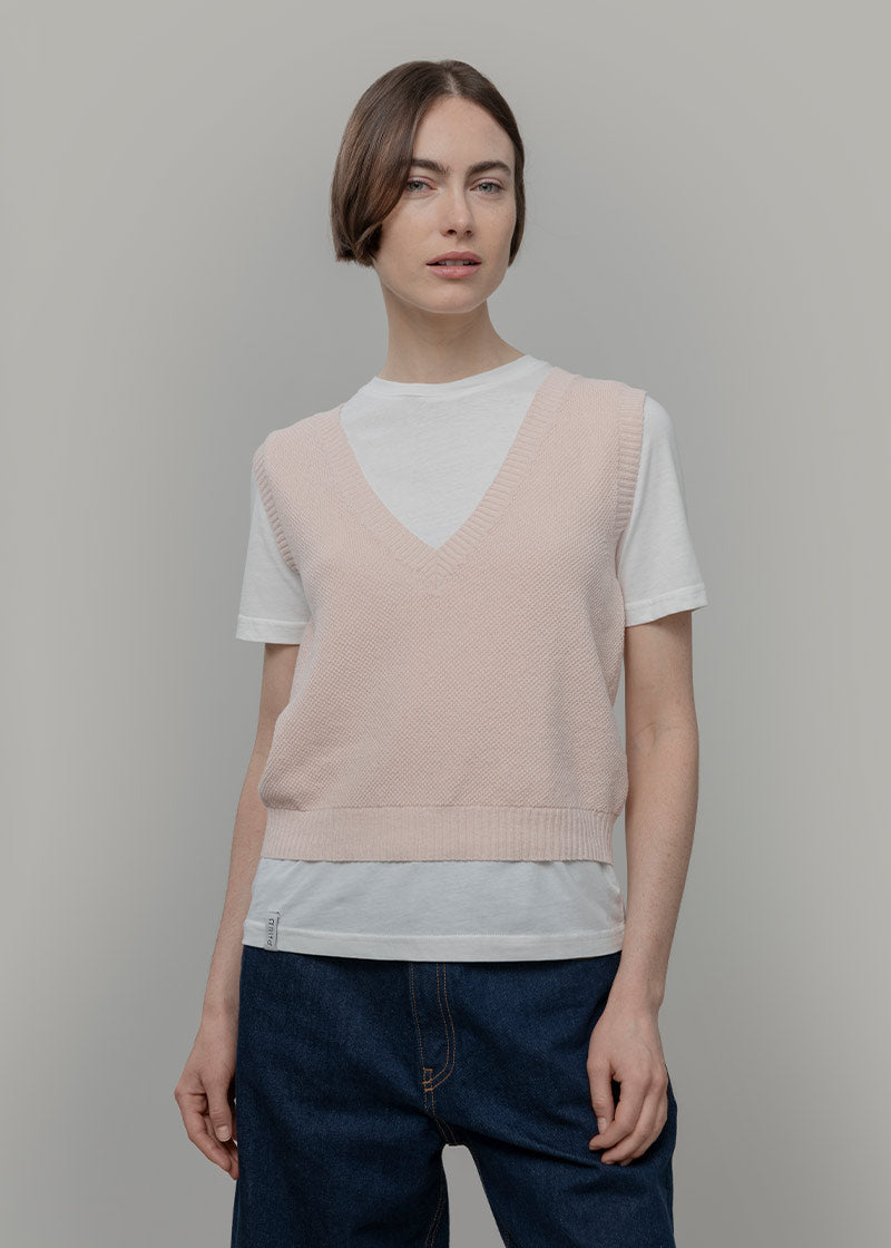 Gilet Cotone Donna Elodie - Rifò Lab Moda circolare made in Italy