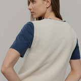 Gilet Cotone Donna Elodie - Rifò Lab Moda circolare made in Italy