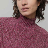 Gilet Collo Alto Lana Rigenerata Delia