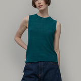 Canotta in Maglia Donna Lino Riciclato Alma - Rifò Lab Moda circolare made in Italy