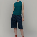 Canotta in Maglia Donna Lino Riciclato Alma - Rifò Lab Moda circolare made in Italy