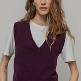 Gilet Donna Scollo V Lana Melania - Rifò Lab Moda circolare made in Italy