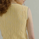 Gilet in Maglia Smanicato Donna Cotone Vania - Rifò