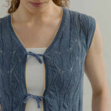 Gilet in Maglia Smanicato Donna Cotone Vania - Rifò
