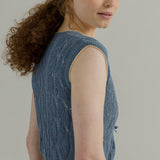 Gilet in Maglia Smanicato Donna Cotone Vania - Rifò