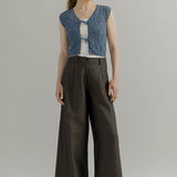 Gilet in Maglia Smanicato Donna Cotone Vania - Rifò