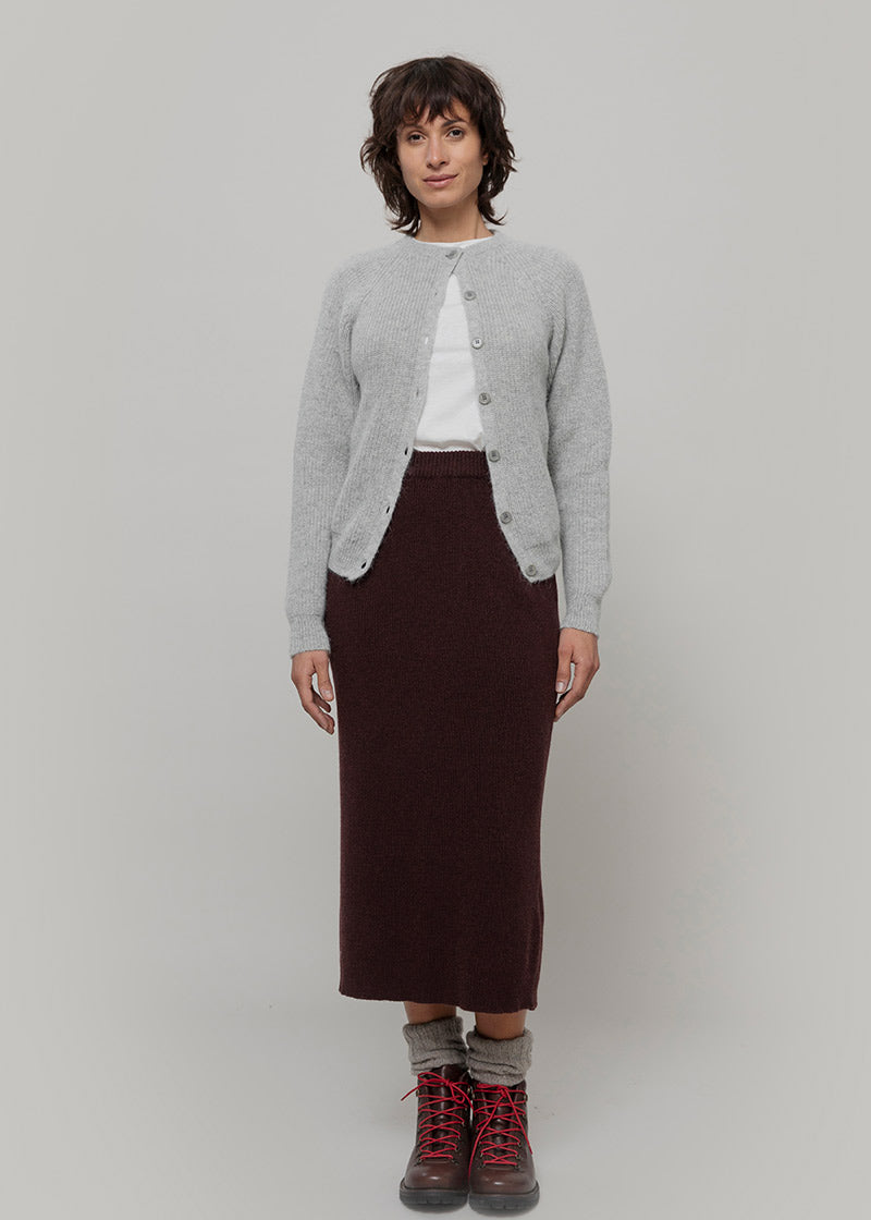 Gonna Lunga Lana Rigenerata Donna Pamela - Rifò Lab Moda circolare made in Italy
Marrone Caffé