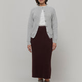 Gonna Lunga Lana Rigenerata Donna Pamela - Rifò Lab Moda circolare made in Italy
Marrone Caffé