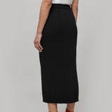 Gonna Lunga Lana Rigenerata Donna Pamela - Rifò Lab Moda circolare made in Italy
Nero Ardesia