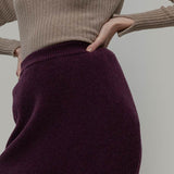 Gonna Lunga Lana Rigenerata Donna Pamela - Rifò Lab Moda circolare made in Italy