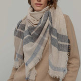 Kefiah Pashmina Donna Uomo Cashmere Rigenerato Clori - Rifò Lab Moda circolare made in Italy
