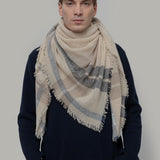 Kefiah Pashmina Donna Uomo Cashmere Rigenerato Clori - Rifò Lab Moda circolare made in Italy