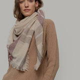 Kefiah Pashmina Donna Uomo Cashmere Rigenerato Clori - Rifò Lab Moda circolare made in Italy
