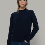 Maglia Collo Lupetto Donna Cashmere Rigenerato Barbara- Rifò Lab Moda circolare made in Italy