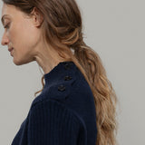 Maglia Collo Lupetto Donna Cashmere Rigenerato Barbara- Rifò Lab Moda circolare made in Italy