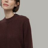 Maglia Collo Lupetto Donna Cashmere Rigenerato Barbara- Rifò Lab Moda circolare made in Italy