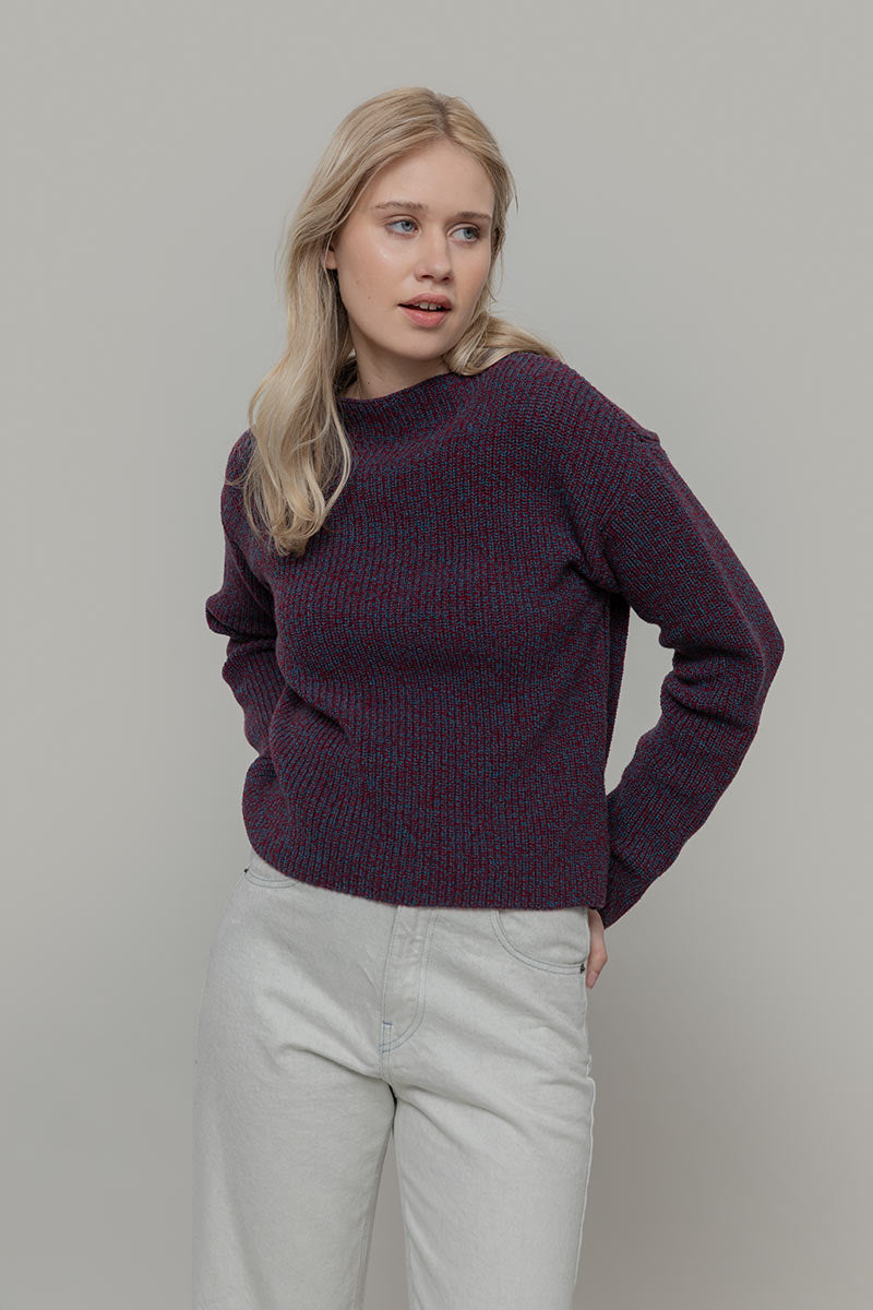 Maglia Donna Cashmere Rigenerato Melissa - Rifò Lab Moda circolare made in Italy