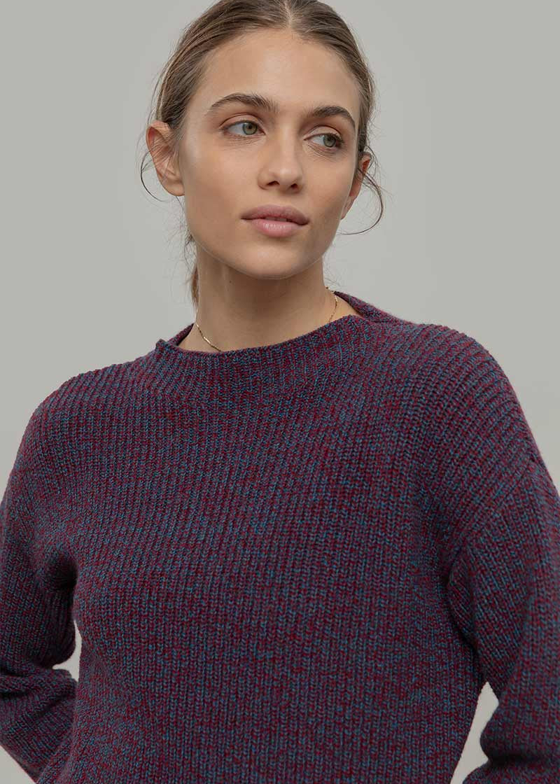 Maglia Donna Cashmere Rigenerato Melissa - Rifò Lab Moda circolare made in Italy
