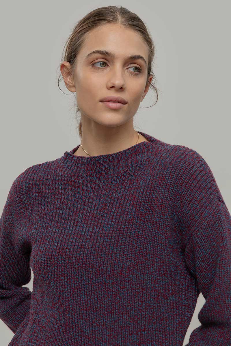 Maglia Donna Cashmere Rigenerato Melissa - Rifò Lab Moda circolare made in Italy