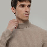 Maglione Collo Alto Cashmere Leggero Uomo - Rifò Lab Moda circolare made in Italy 