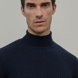 Maglione Collo Alto Cashmere Leggero Uomo - Rifò Lab Moda circolare made in Italy 